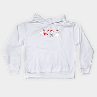 Christmas puppies Kids Hoodie